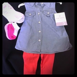 Carters new 3 mo girls FREE 3 pk Disney socks